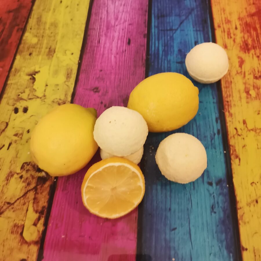 DIY Bath bombs "Lemon"