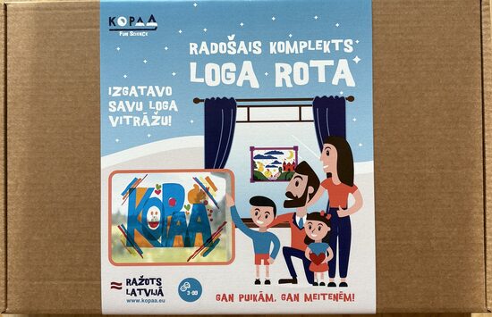 Loga vitrāžas komplekts ‘Loga rota’